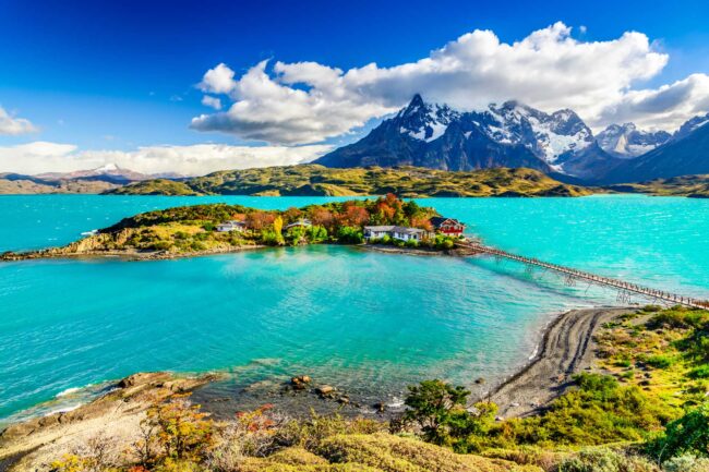 Patagonia, Chile - Torres del Paine, in the Southern Patagonian Ice Field, Magellanes Region of South America